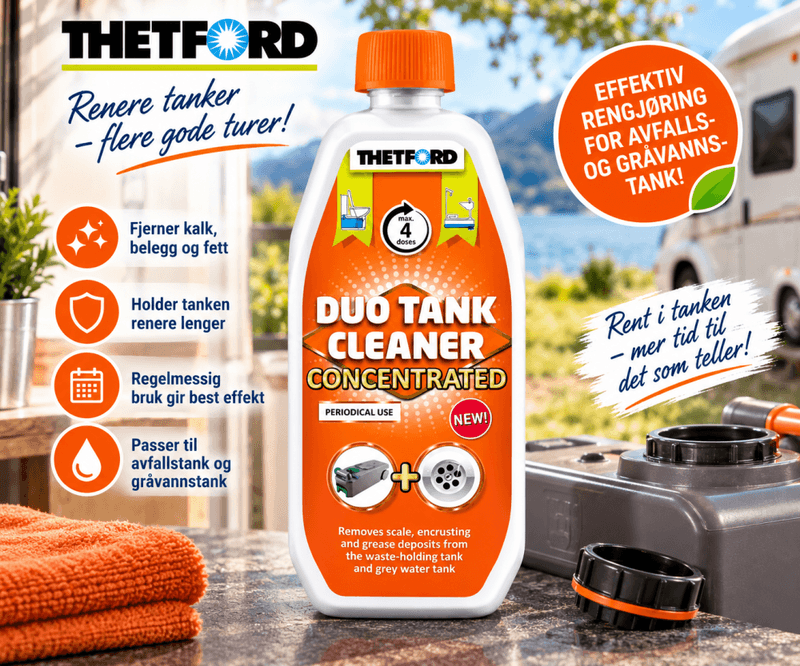 Thetford Duo Tank Cleaner 0,8 L – konsentrert tankrens