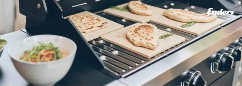 Pizzasteiner til grill – 4 stk
